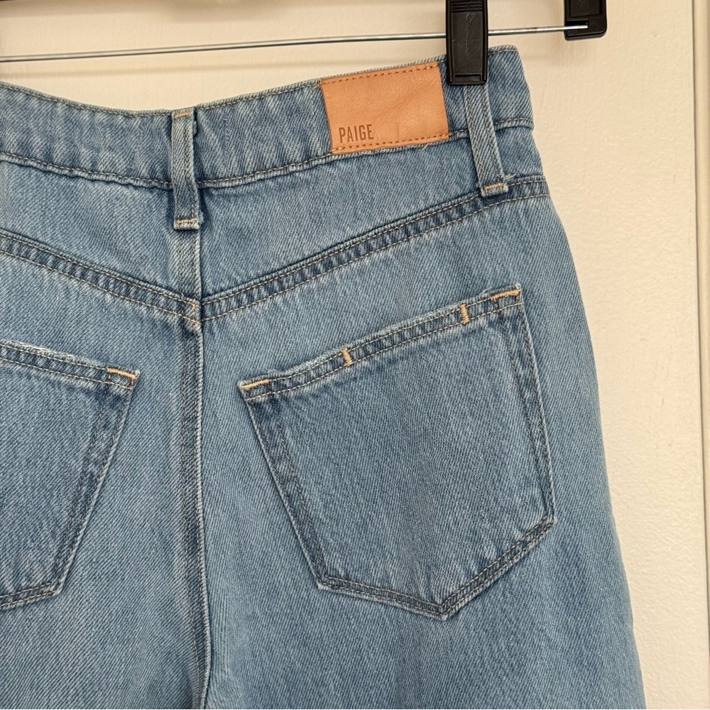 PAIGE Harper Light Blue Flare Jeans - Picture 6 of 7